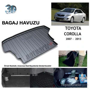 Toyota Corolla Sedan Bagaj Havuzu 2007/2012-9007723
