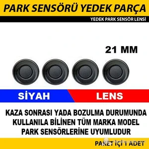 Park Sensör Lensi Siyah 21mm 38513