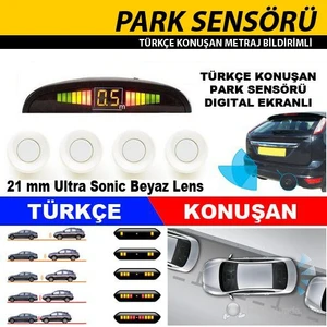 Park Sensör Türkçe Konuşan Ekranlı Beyaz Rt231V  38517
