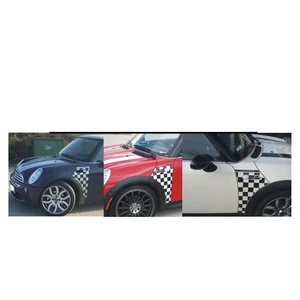Sticker Master Mini Cooper Checkmate Dama Sticker Oto Motor Pc Etiket