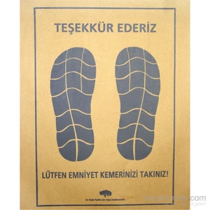 İDECplast Oto Kağıt Paspas  40X50 CM 100'lük Rulo