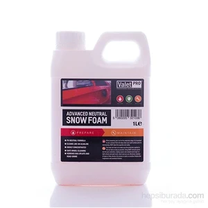 Valet Pro Advanced Neutral Snow Foam - Konsantre Ph Nötr Yoğun Yıkama Köpüğü 1 L