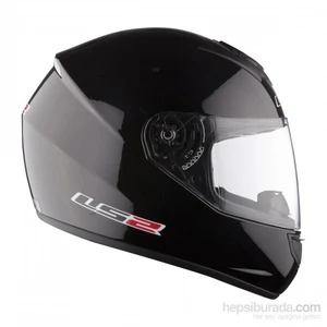 FF 351 Single Mono Kask Parlak Siyah