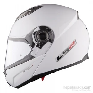 FF370 Çeneden Açılır Kask Beyaz