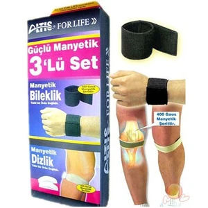 Forlife Güçlü Manyetik Dizlik 3'lü Set