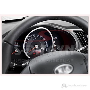 S-Dizayn Kia Sportage Kadran Çerçevesi P.Çelik (2010>)