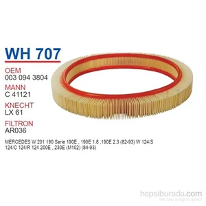 MERCEDES 124 KASA 200 E - 201 KASA 190 E Hava Filtresi OEM NO:30943804