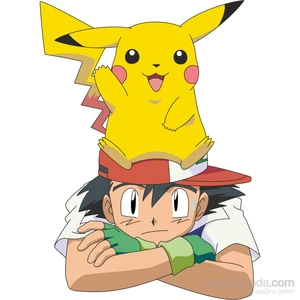 Pokemon Hello Picachu With Ash Sticker Oto Motor Pc Etiket