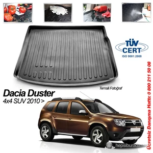 Dacia Duster 4x4 Suv Bagaj Havuzu Paspası 2010->Sonrası