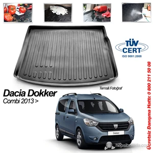 Dacia Dokker Combi Bagaj Havuzu Paspası 2013->Sonrası