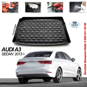Audi A3 Sedan Bagaj Havuzu Paspası 2013-> Sonrası