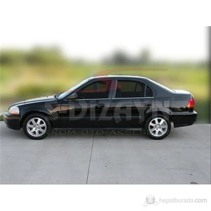 S-Dizayn Honda Civic Cam Çıtası 4 Prç. P.Çelik (1998-2002)