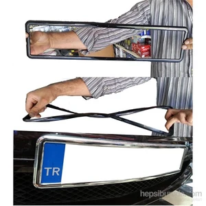 Z tech Esnek Kırılmaz Plakalık (Abs Krom)