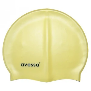 Deluxe Silikon Yüzücü Bonesi Altın Sarısı