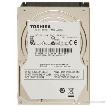 diskriminerende sponsor krystal Toshiba 2.5 320GB 5400rpm Sata-2 3.0G/s Harddisk Fiyatı