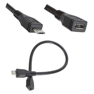 Micro usb male to micro usb female extension clearance cable