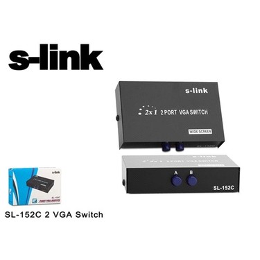 S-Link Sl-152C 2 Port Vga Switch Fiyatı - Taksit Seçenekleri