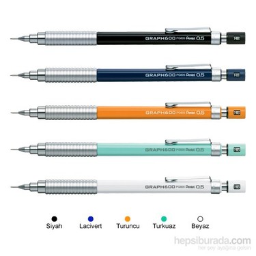 Pentel PG605-A Teknik Çizim ve Yazı İçin 0.5 mm Siyah Fiyatı