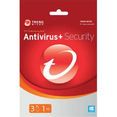 Trend Micro Titanium Antivirüs 3 Kullanıcı 1 Yıl