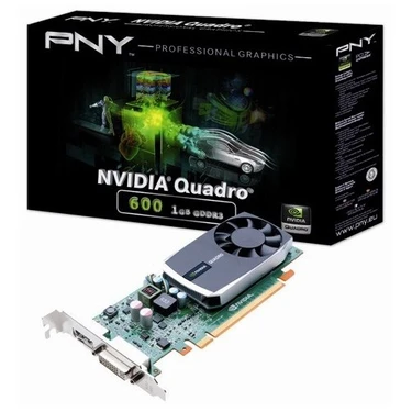 PNY Nvidia Quadro 600 1GB DDR3 128 Bit PCI-E 2.0 Profesyonel Ekran