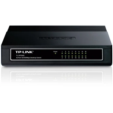 TP-LINK TL-SF1016D  16-Portlu 10/100Mbps Masaüstü