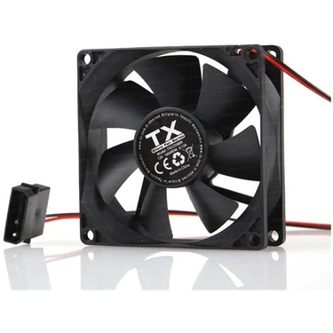 TX 8 cm Siyah Kasa Fanı