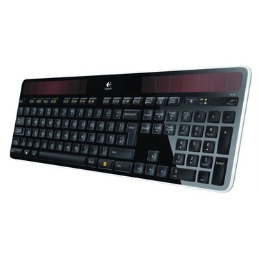 1. logitech wireless solar keyboard k750