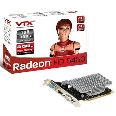 VTX AMD Radeon HD5450 1GB 64Bit DDR3 DX11 PCI E 2.0 Ekran Fiyat