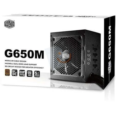 Cooler Master G650M Alimentation PC 'Modulaire, 80 Plus Bronze, 650W'  RS650-AMAAB1-EU, traqueur de prix, historique des prix du ,  montres de prix , alertes de baisse de prix des