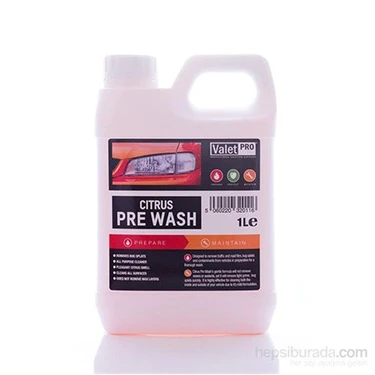 Valet Pro Citrus PRE Wash - Konsantre Güvenli Ön Yıkama Şampuanı 1