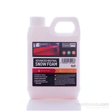 Valet Pro Advanced Neutral Snow Foam - Konsantre Ph Nötr Yoğun Yıkama Köpüğü 1