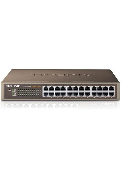 TP-LINK TL-SG1024D 24-Port 10/100/1000Mbps Tak ve Kullan % 40 Enerji Tasarruflu Gigabit Switch