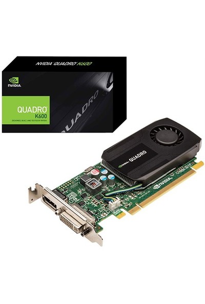 PNY Nvidia Quadro K600 1GB 128Bit DDR3 (DX11) PCI-E 2.0 Profesyonel Ekran Kartı (VCQK600-PB)