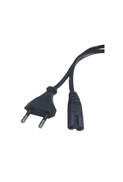 Flaxes FPK-06 Notebook & Teyp Power Kablo 1.5 M %100 Bakır Askılı Poşet