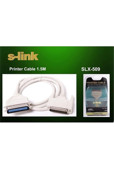 S-Link Slx-509 1.5M Yazıcı Kablosu