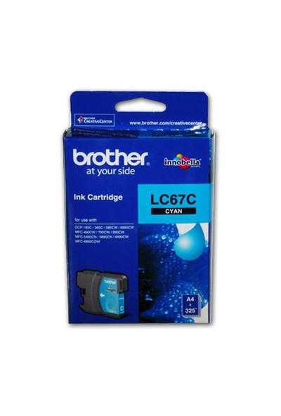 Brother LC67C Mavi Mürekkep Kartuşu