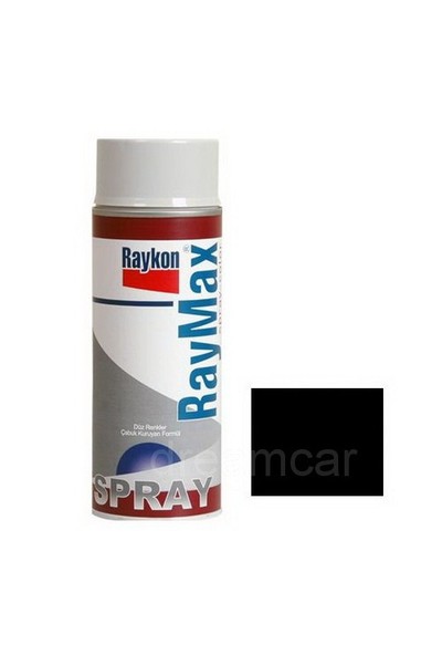 Raymax 690c Dereceye Dayanıklı Siyah Akrilik Sprey Boya 400 Ml. 04256424