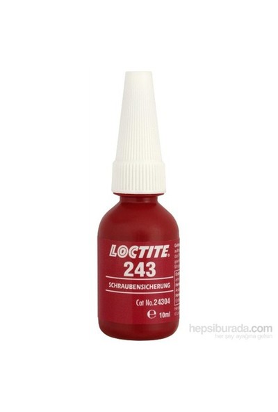 Loctite 243 - Orta Mukavemetli Vida Sabitleyici 10 ml.
