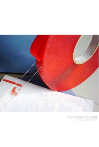 Çift Taraflı Bant 10 mm X 5 Metre Süper Güçlü Montaj Bandı (Şeffaf)
