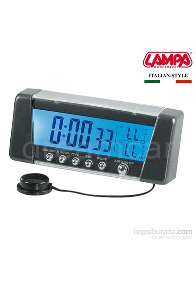 Dreamcar Seyio K-9 Lcd Saat+İç Dış Termometre+Alarm