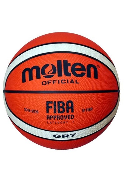 Molten Kahverengi Basketbol Topu Bgr7-Oı indoor Outdoor Top Kaucuk Fiba