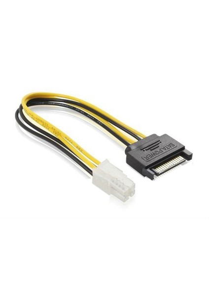 Sata 15Pin M / 4Pin Pcı Güç Kablosu - 15Cm