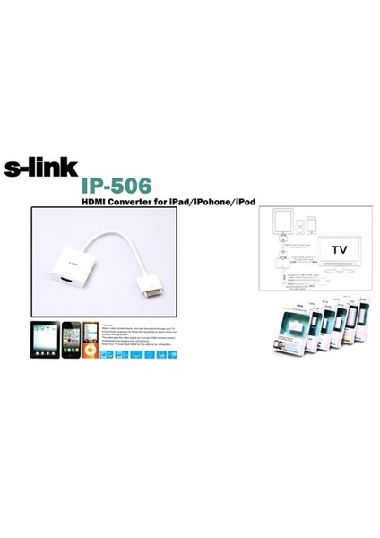 Ip-506 Ipod/Iphone/Ipad Hdmı Konnektör