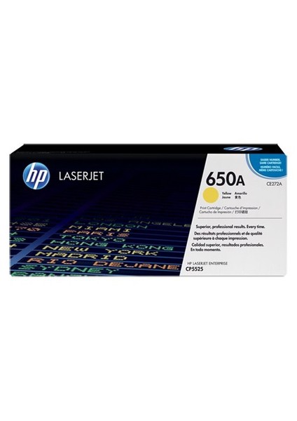 650A 15000 Sayfa Kapasiteli Sarı Toner CE272A