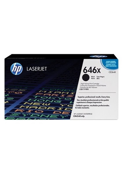 646X LaserJet Siyah Toner CE264X