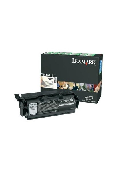 X651A11E 7000 Sayfa Kapasiteli Siyah Toner