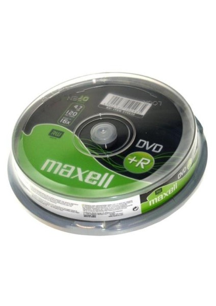 DVD+R 16X 4,7GB 120MIN Data/Video 10'Lu Cakebox