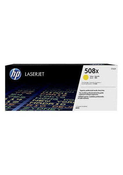 Cf362x (508X) Yüksek Kapasiteli Sarı Laserjet Toner Kartuşu