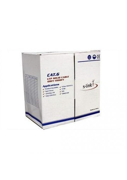 Sl-Cat608 Cat6 24Awg Cca 305Mt Kablo