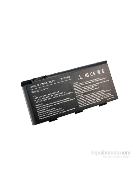 Msı Gt60, Gt683dx, Gt70, Gt780dxr, Bty-M6d Notebook Bataryası